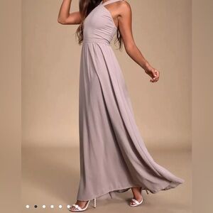 Bridesmaid Dress Dusty Pink/Taupe Color Size 0
